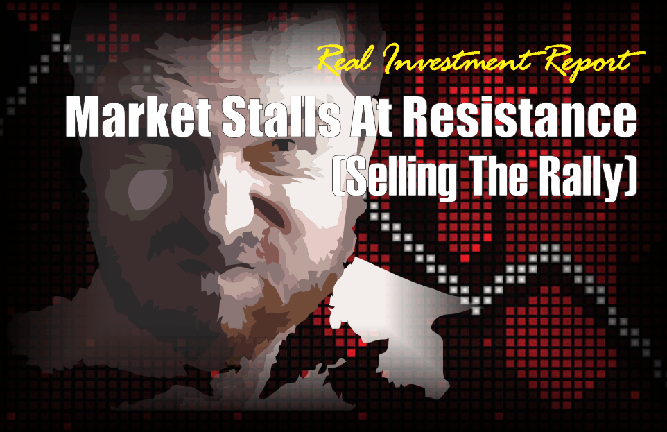 , Market Stalls At Resistance
