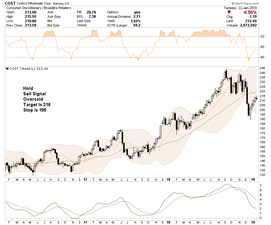 , Selected Portfolio Position Review: 01-23-19