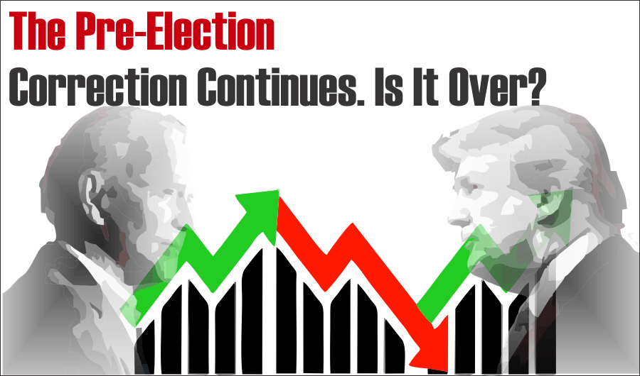 Pre-Election Correction, The Pre-Election Correction Continues, Is It Over? 09-18-20